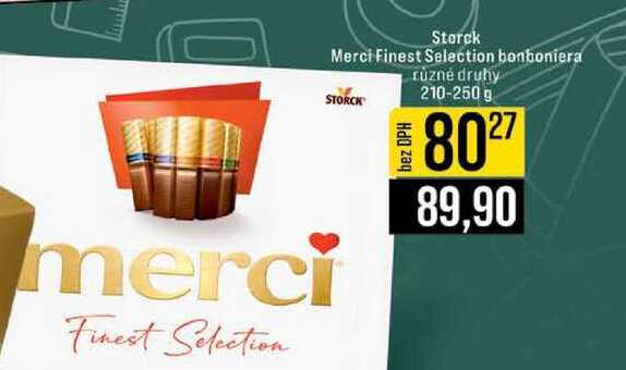 Storck Merci Finest Selection bonboniera různé druhy 210-250 g 