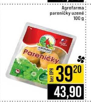 Agrofarma pareničky uzené 100 g