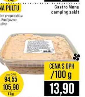 Gastro Menu camping salát 100g