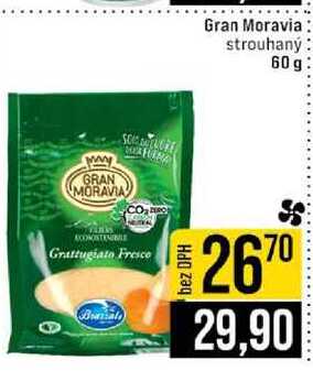 Gran Moravia strouhaný 60 g 