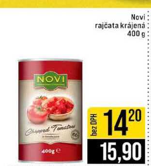 Novi rajčata krájená 400 g