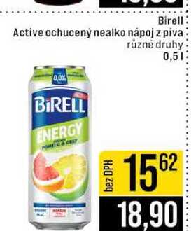 Birell Active ochucený nealko nápoj z piva různé druhy 0,5l