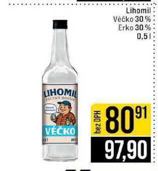 Lihomil Véčko 30% Erko 30% 0,5l 