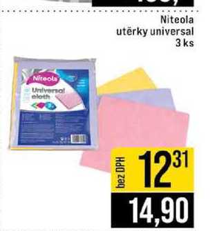 Niteola utěrky universal 3 ks 