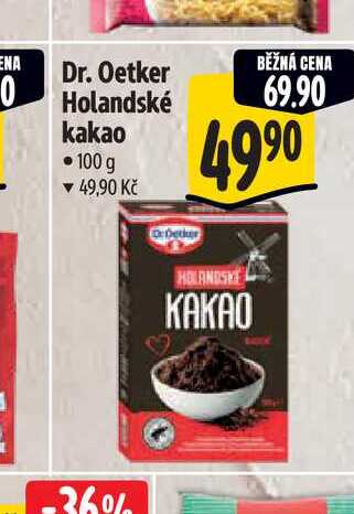   Dr. Oetker Holandské kakao  100 g 