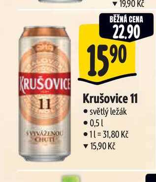   Krušovice 11  0,5 l