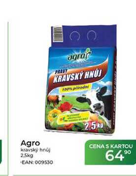 Agro kravský hnůj 2,5 kg