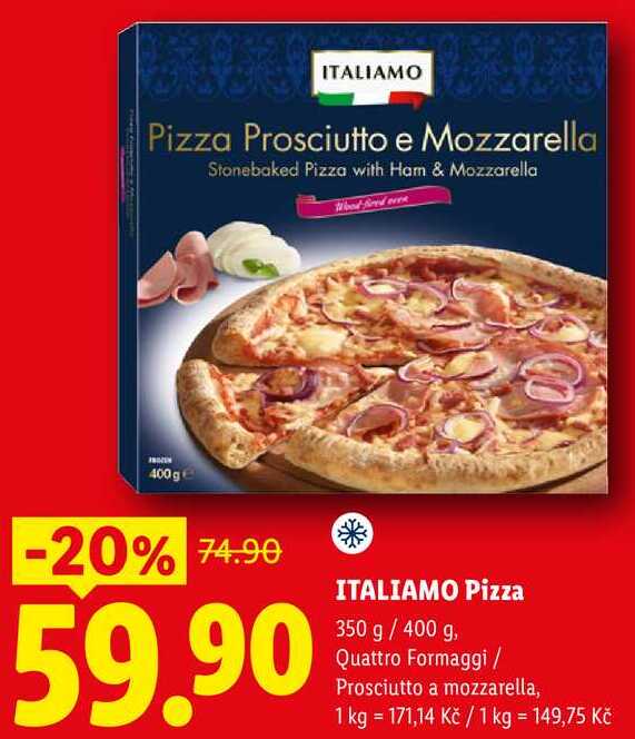 ITALIAMO Pizza, 350 g/400 g