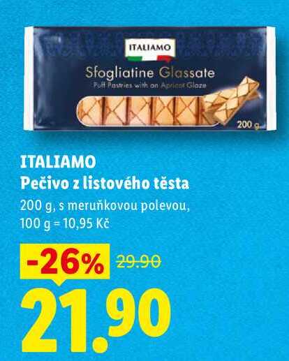 ITALIAMO Pečivo z listového těsta, 200 g