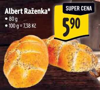 Albert Raženka, 80 g 