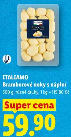 ITALIAMO Bramborové noky s náplní, 500 g