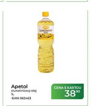 Apetol slunečnicový olej 1l