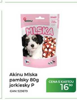 Akinu Miska pamlsky 80g jorkiesky