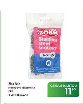 Soke nerezová drátěnka 2ks