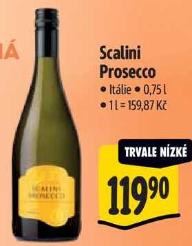 Scalini Prosecco, 0,75 l 