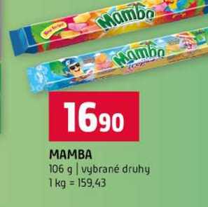 MAMBA 106 g vybrané druhy 