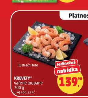  KREVETY vařené loupané 300g