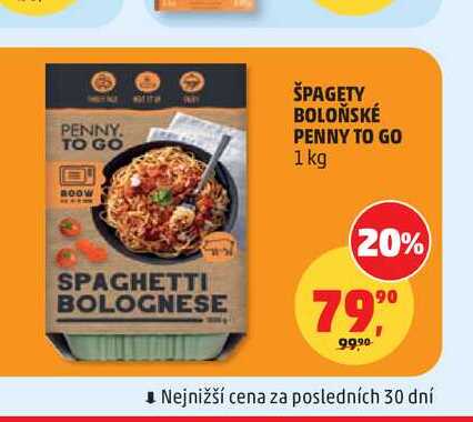 ŠPAGETY BOLOŇSKÉ PENNY TO GO 1 kg