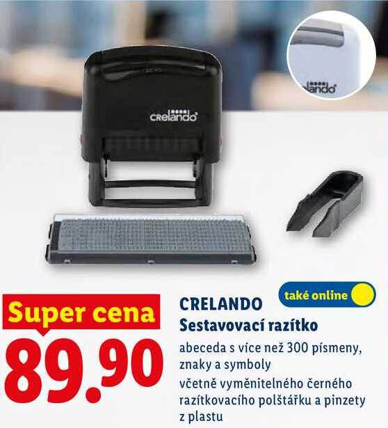 CRELANDO Sestavovací razítko 