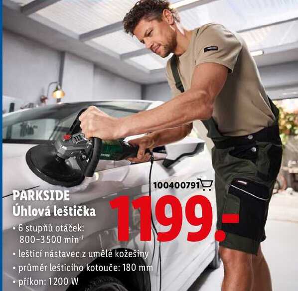 PARKSIDE Úhlová leštička 