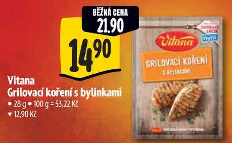 Vitana Grilovací koření s bylinkami, 28 g 