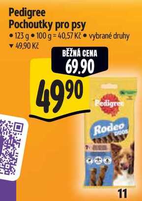 Pedigree Pochoutky pro psy, 123 g 