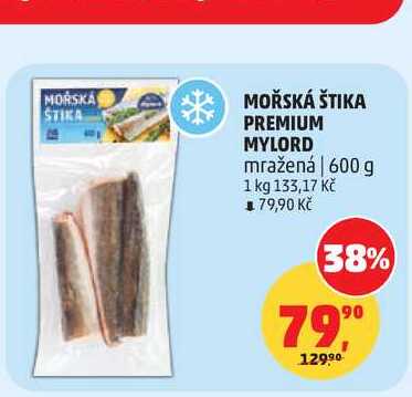 MOŘSKÁ ŠTIKA PREMIUM MYLORD mražená 600g