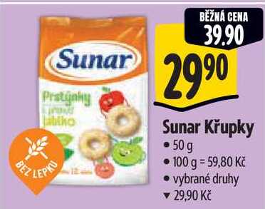 Sunar Křupky, 50g 