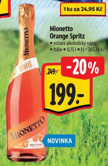 Mionetto Orange Spritz, 0,75 l