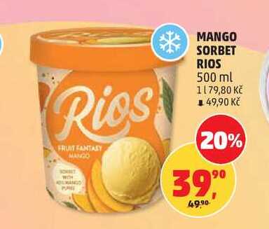MANGO SORBET RIOS 500 ml