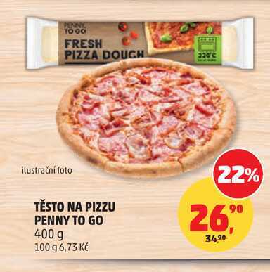 TĚSTO NA PIZZU PENNY TO GO 400 g