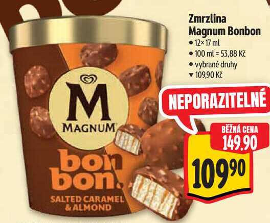Zmrzlina Magnum Bonbon, 12x 17 ml 