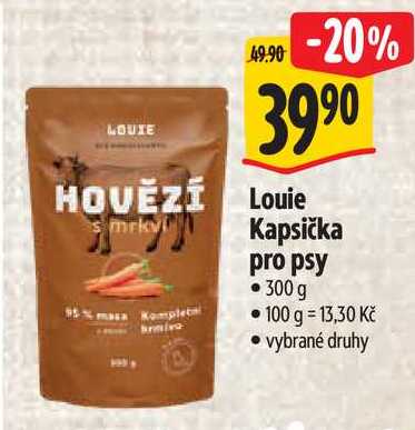 Louie Kapsička pro psy, 300 g 