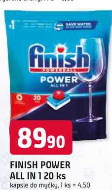 FINISH POWER ALL IN 120 ks kapsle do myčky