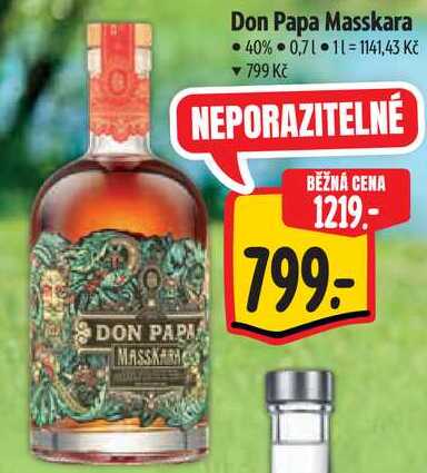 Don Papa Masskara, 0,7 l