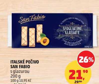ITALSKÉ PEČIVO SAN FABIO s glazurou 200 g