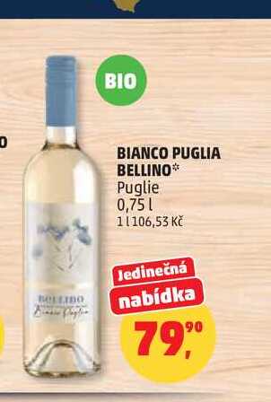 BIANCO PUGLIA BELLINO Puglie 0,75l
