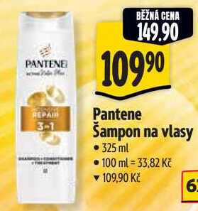 Pantene Šampon na vlasy, 325 ml