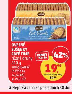 OVESNÉ SUŠENKY CAFÉ TIME 210 g
