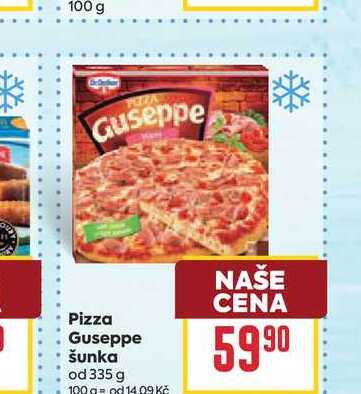 Pizza Guseppe šunka od 335 g 