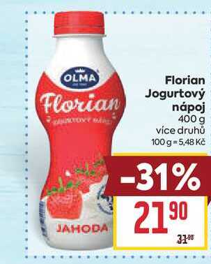 Florian Jogurtový nápoj 400 g 
