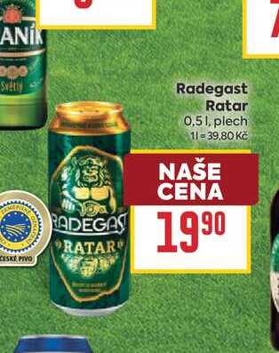 Radegast Ratar 0,51, plech 