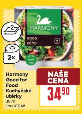 Harmony Good for Food Kuchyňské utěrky 38 m 