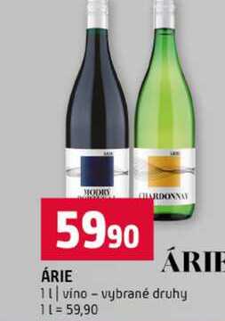 ÁRIE 1l vino vybrané druhy 