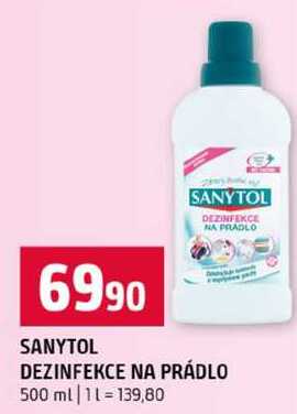 SANYTOL DEZINFEKCE NA PRÁDLO 500 ml