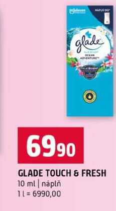 GLADE TOUCH & FRESH 10 ml náplň