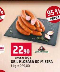 GRIL KLOBÁSA OD MISTRA 100g