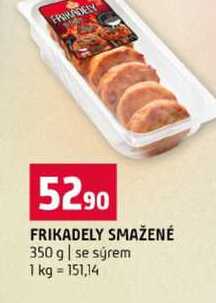 FRIKADELY SMAŽENÉ 350 g se sýrem
