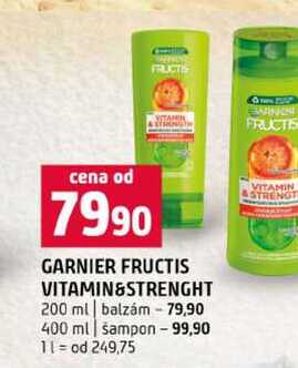 GARNIER FRUCTIS VITAMIN&STRENGHT 200 ml balzám 400 ml sampon 