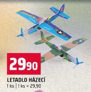 LETADLO HÁZECÍ 1 ks 